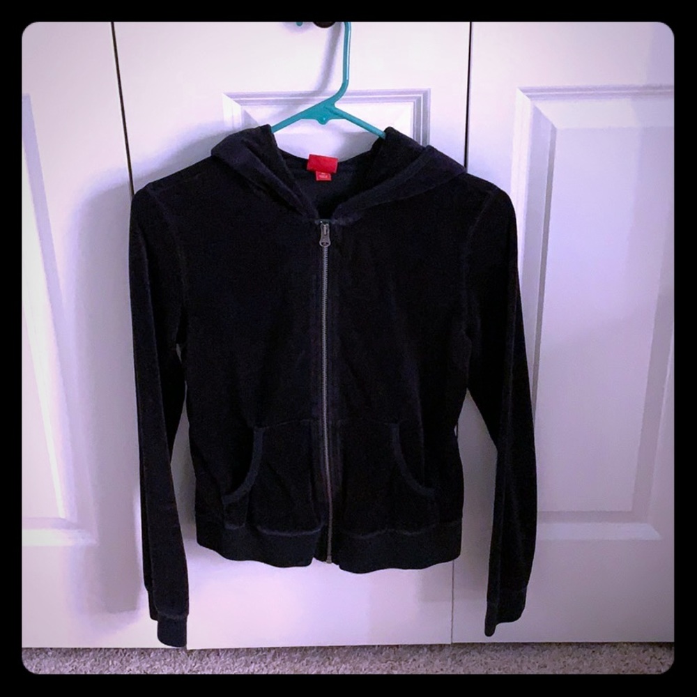 Mossimo Black Zip Up Hoodie